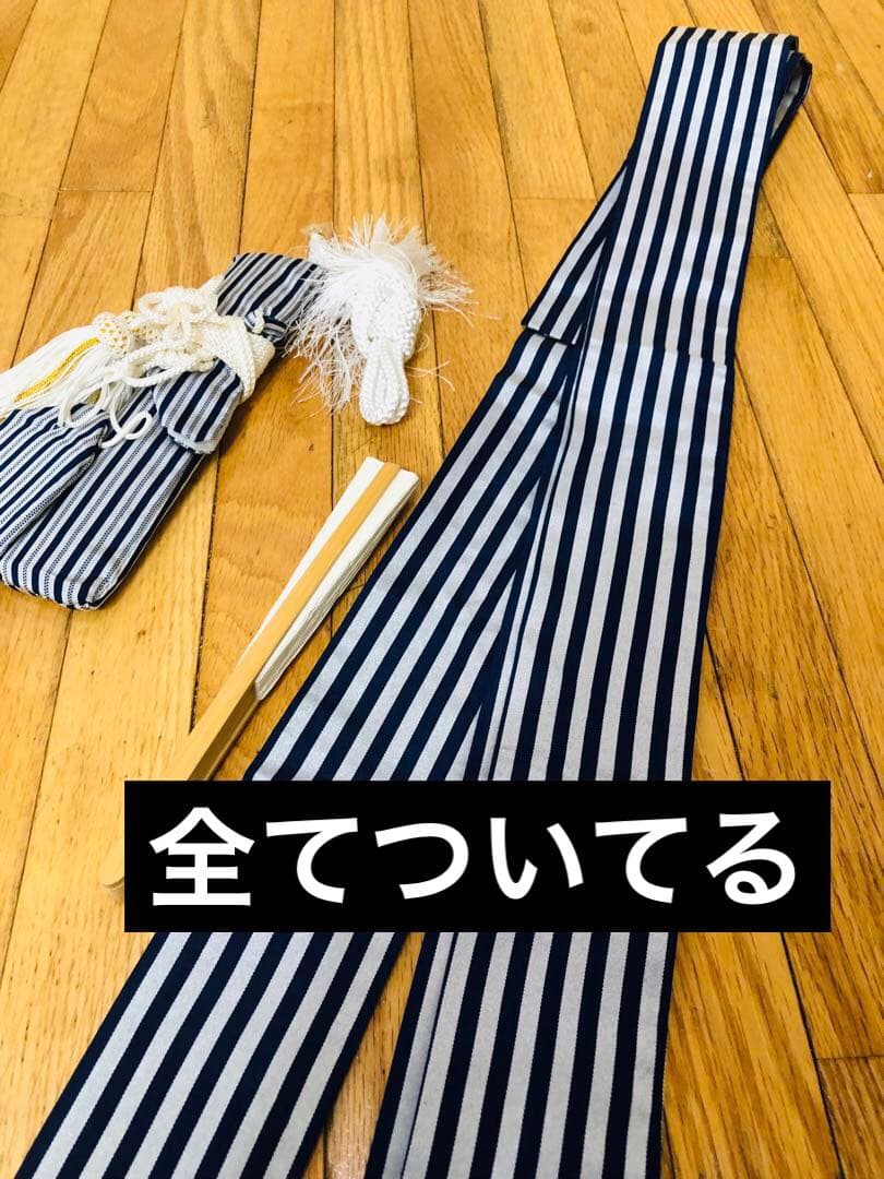 七五三五歳‼️完全️フルセット高級‼️美品紺地暈し鷹金糸刺繍煌びやか際立つ❤️家からなし