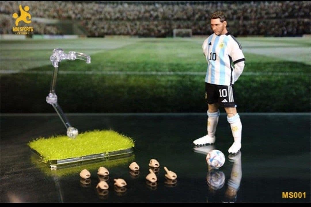 新品未使用　1/12　メッシ　アクションフィギュア　MiniSports