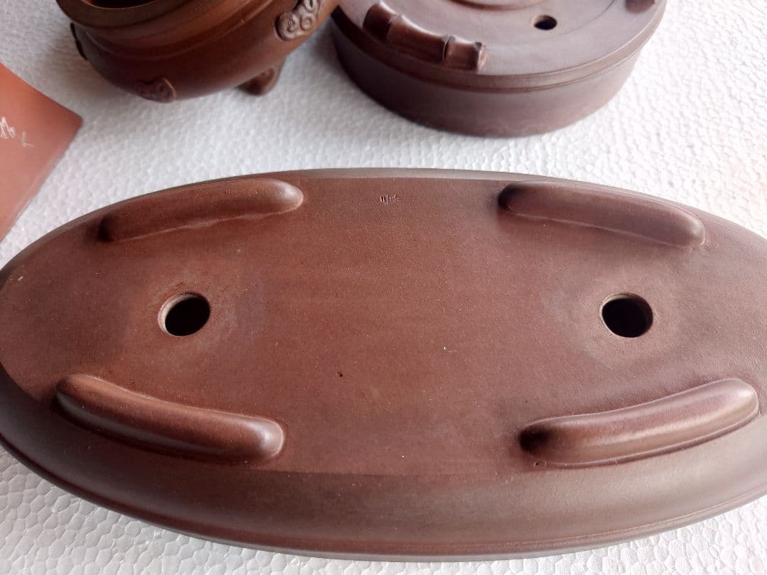 盆栽鉢　支那鉢　中国鉢　中国宜興　13鉢セット