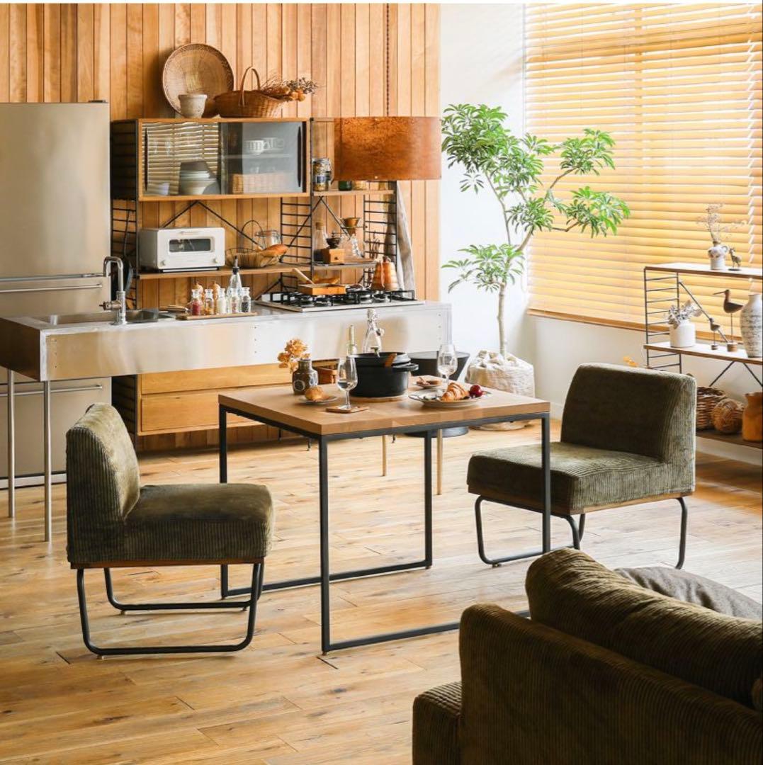 【drive 】WIRY 1人掛けソファ オリーブ