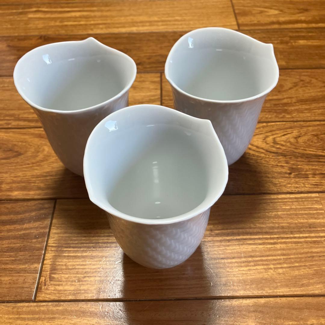 マイセン Meissen 波の戯れ ホワイトタンブラー3個セット - メルカリ