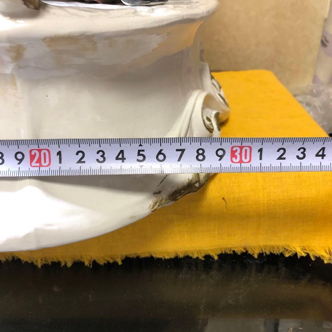 特大イタリア陶磁器製置物