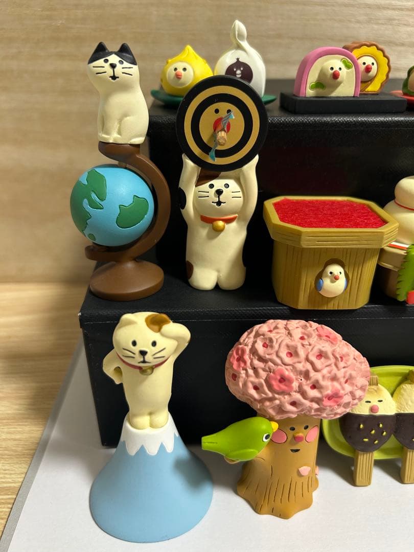 デコレ コンコンブル まとめ売り 地球儀猫など12点