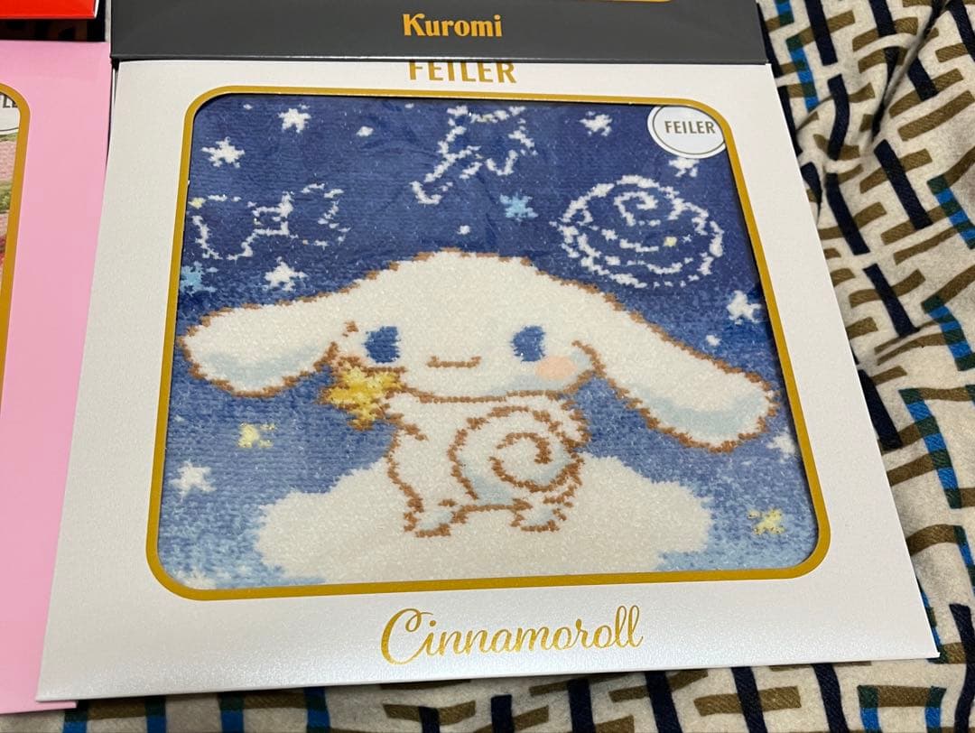 FEILER サンリオ コラボ タオルハンカチ 4枚セット