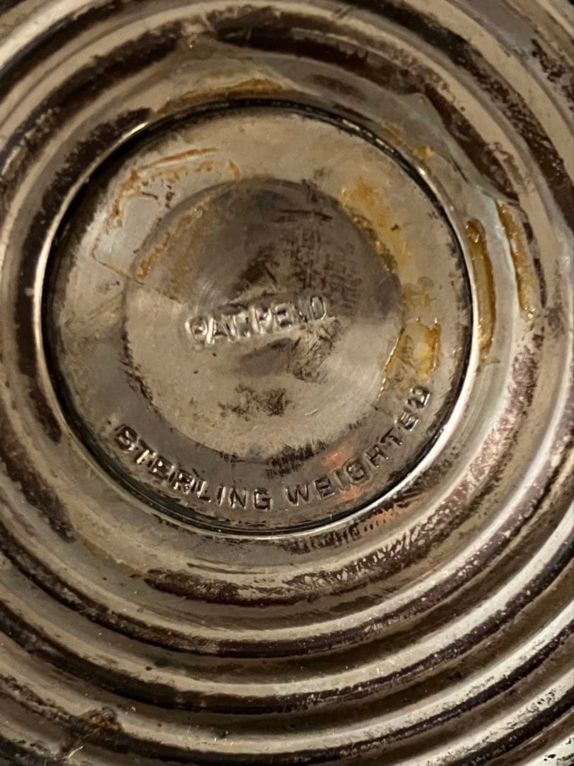 スターリングシルバー 燭台 ペア STERLING WEIGHTED 小型