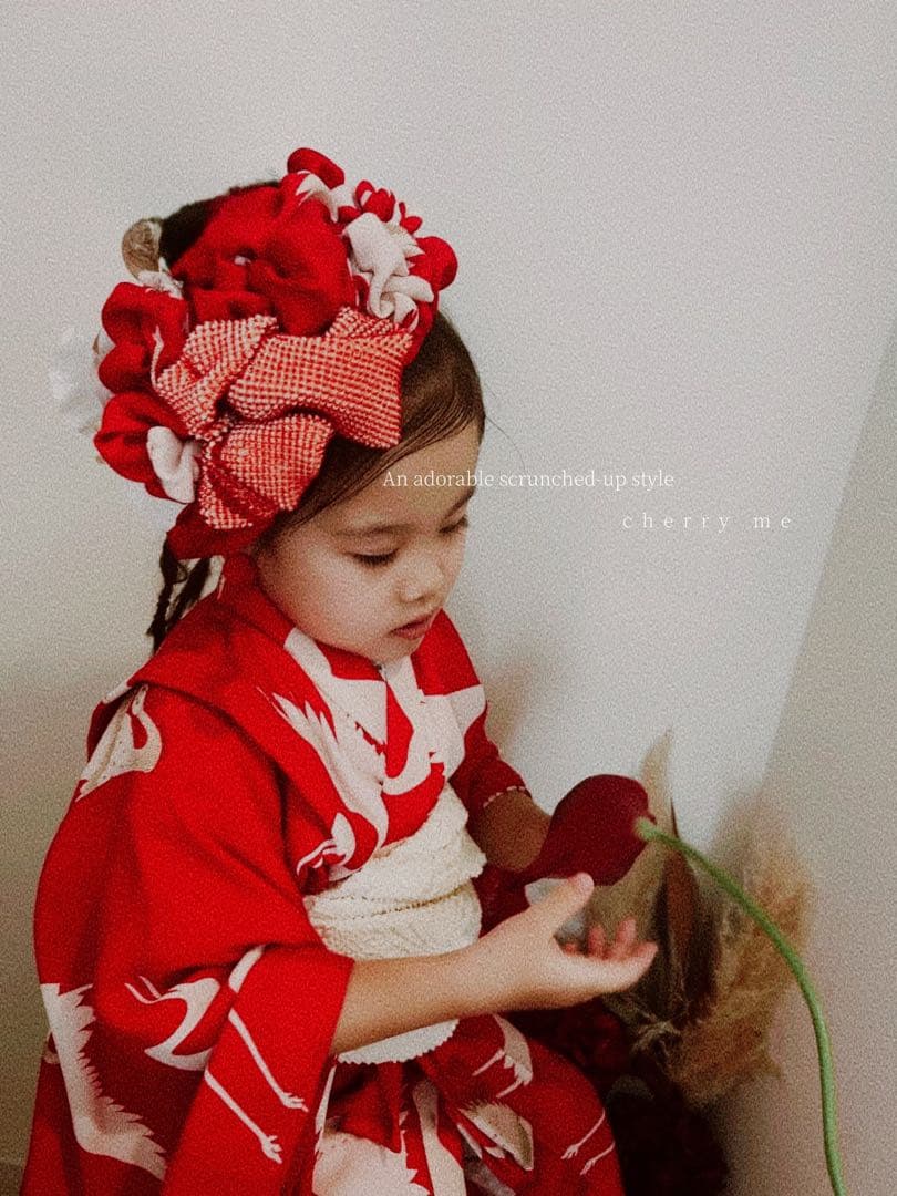 c*a様 七五三　七五三髪飾り　ヘッドドレス　着物髪飾り　リメイク髪飾り015