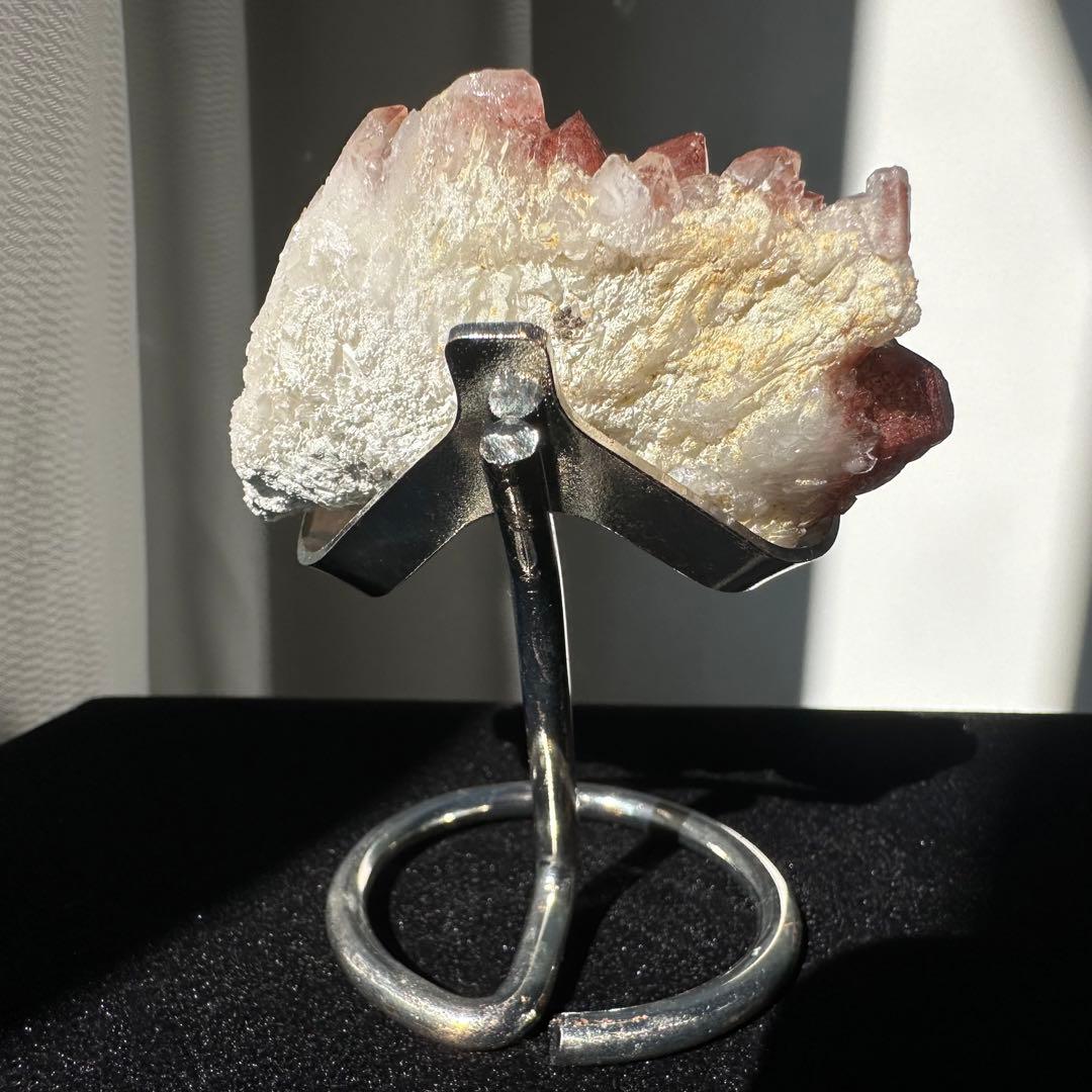 天然石赤水晶のクラスター　置物NO.090304