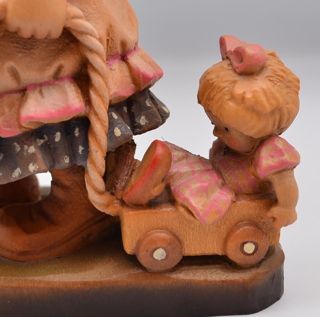 遊びの時間 アンリ ANRI サラケイ 木彫り人形 イタリア 17cm 限定品