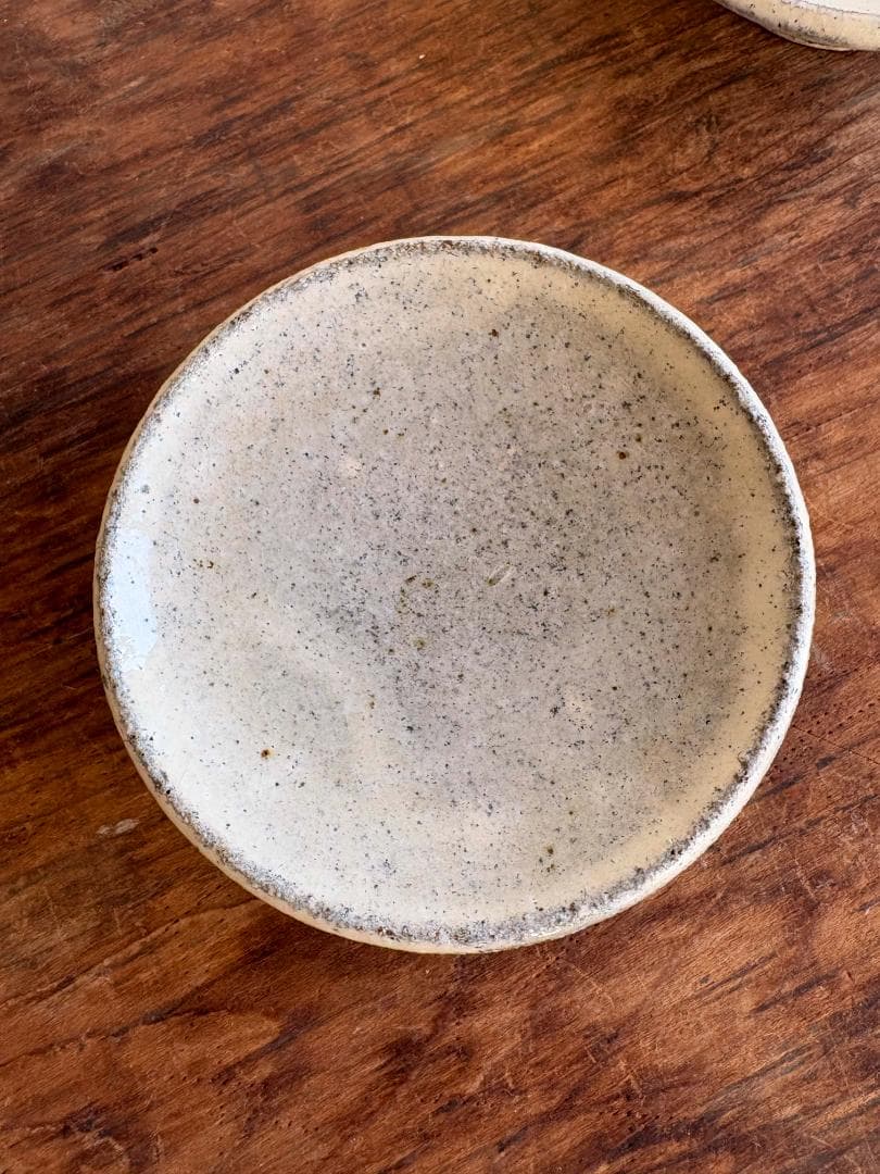 舩木研兒 白秞（粉引）高台小皿 4客セット - メルカリ