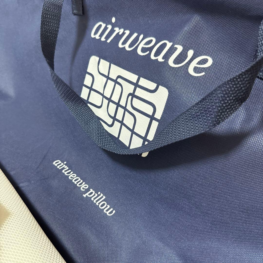 新品同様　airweave pillow スリム　保証書収納バッグ付　田中みなみ
