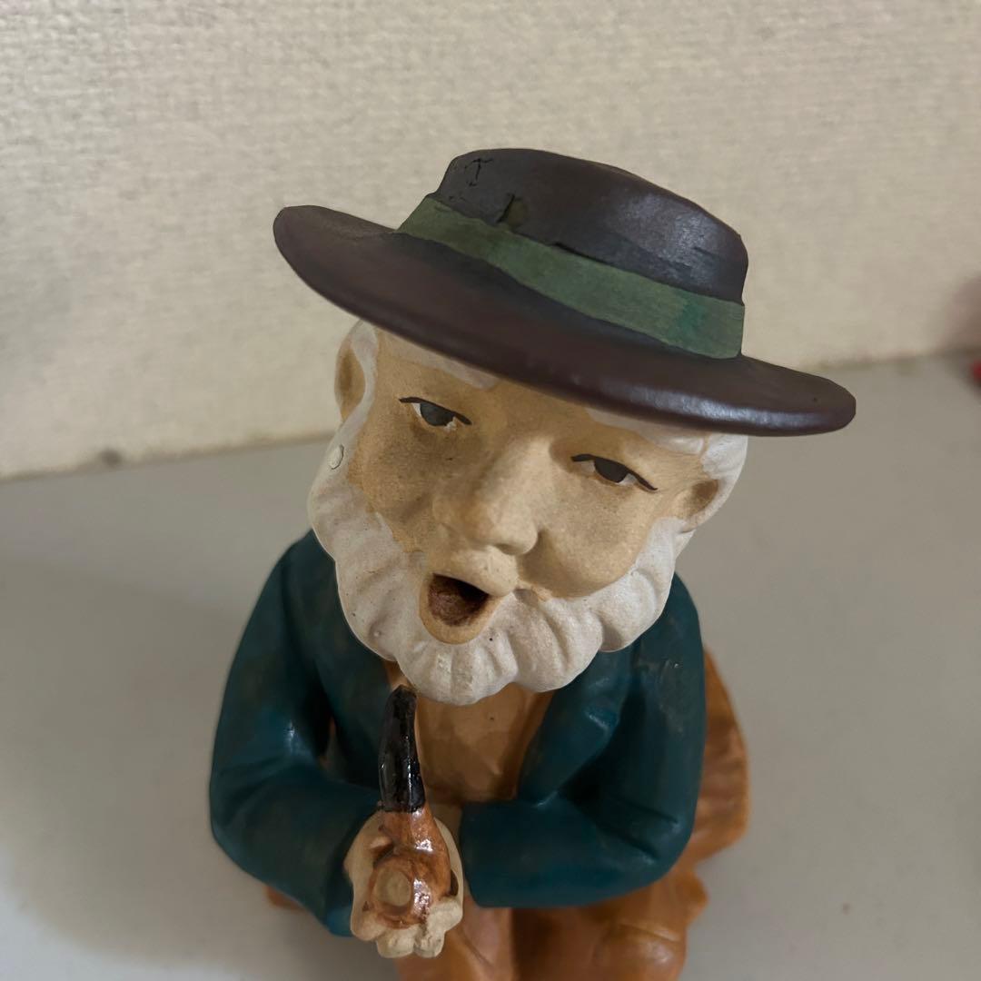 煙出し人形 パイプおじいさん お香立て 京都松栄堂 麗香炉 マドロス