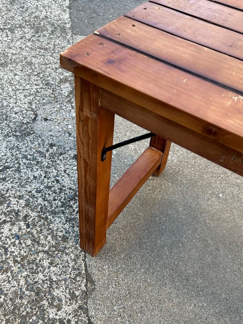 ビンテージ風 木製ベンチ ガーデン家具 フォールディン　北欧風　ヨハンベンチ