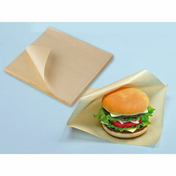 バーガー袋 No.18 茶無地　3000枚