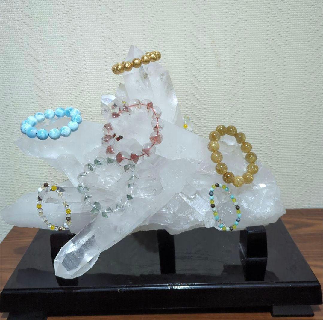 9.2kg‼️ 希少 水晶 超特大クラスター✨ 空間、ブレスレットの浄化に✨置物