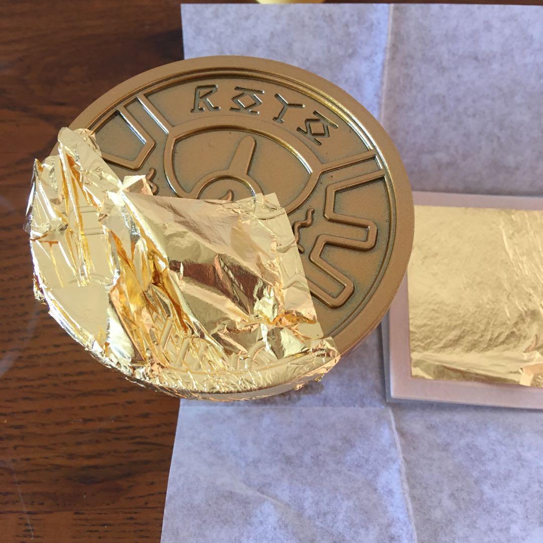 特製 24金 純金箔貼り仕上げ 1/1スケール ロトのしるし&ちいさなメダル