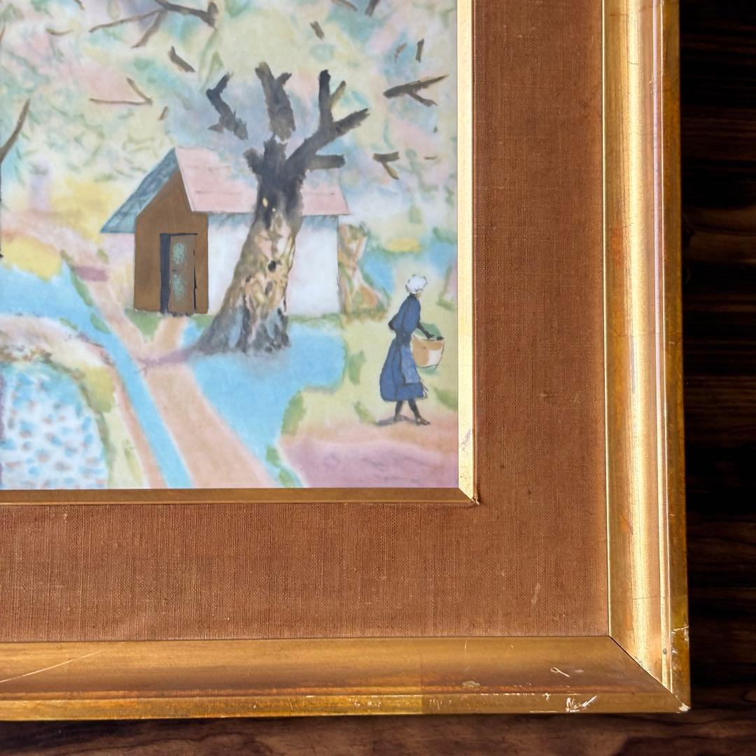 堂本印象 ノリタケ エレガンス NORITAKE 陶板画 額装 B