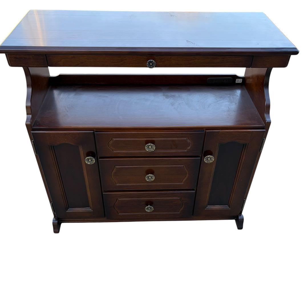 【美品】カリモク/karimoku コロニアル ファックス台 ZR24393