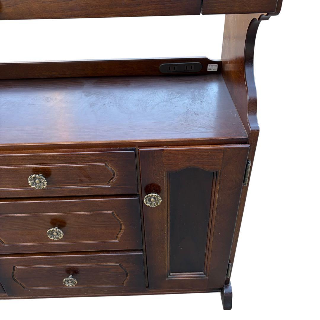 【美品】カリモク/karimoku コロニアル ファックス台 ZR24393