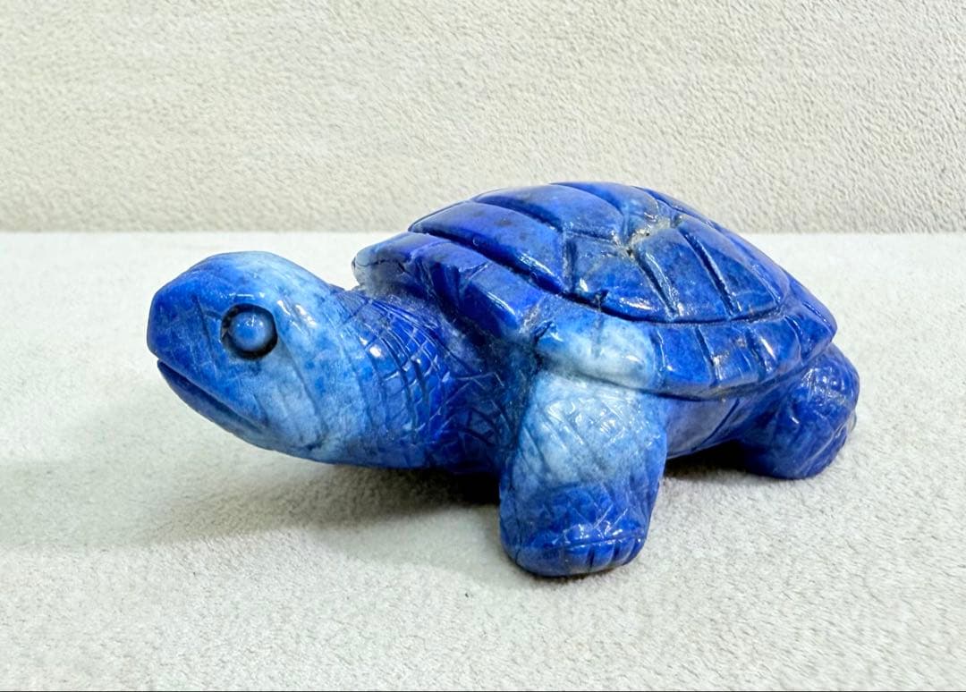 カービング！　ラピスラズリ　384.81ct インテリア（LA-7709）