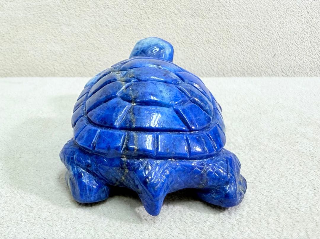 カービング！　ラピスラズリ　384.81ct インテリア（LA-7709）