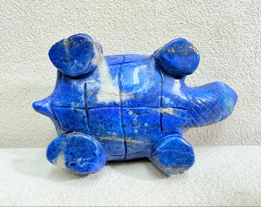 カービング！　ラピスラズリ　384.81ct インテリア（LA-7709）