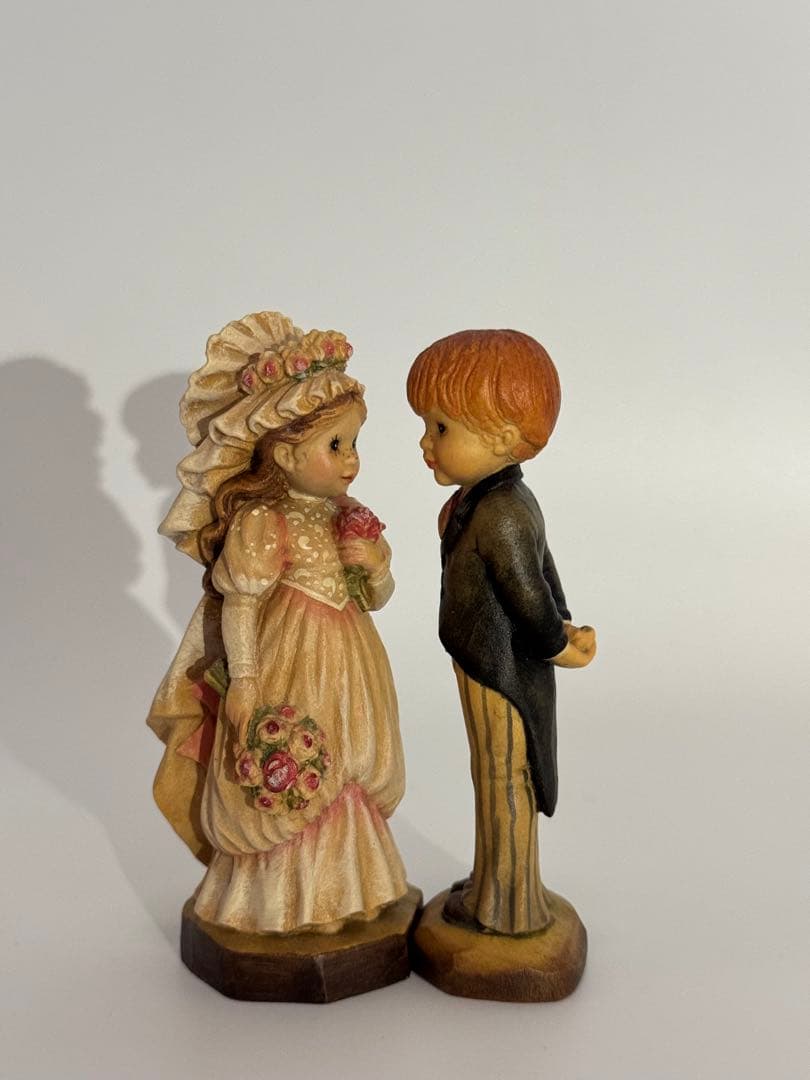 ANRI 木彫り人形 4000体限定 アンリ フィギュア フィギュリン3点セット