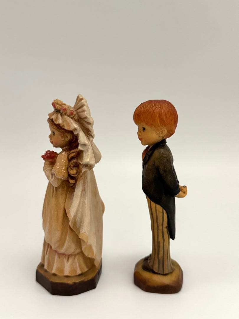 ANRI 木彫り人形 4000体限定 アンリ フィギュア フィギュリン3点セット