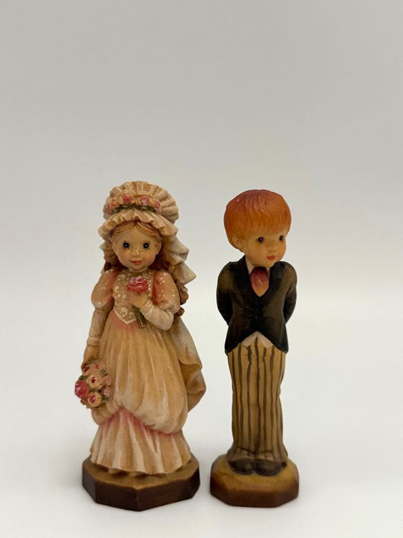 ANRI 木彫り人形 4000体限定 アンリ フィギュア フィギュリン3点セット