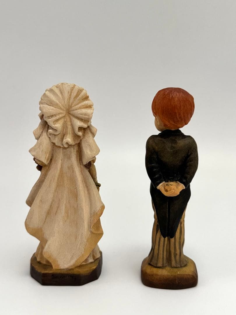 ANRI 木彫り人形 4000体限定 アンリ フィギュア フィギュリン3点セット