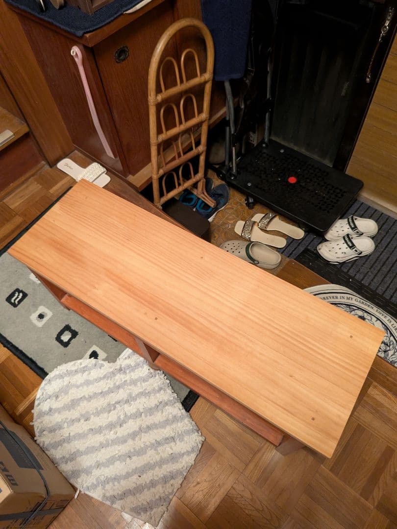 ナチュラルウッドコーヒーテーブル