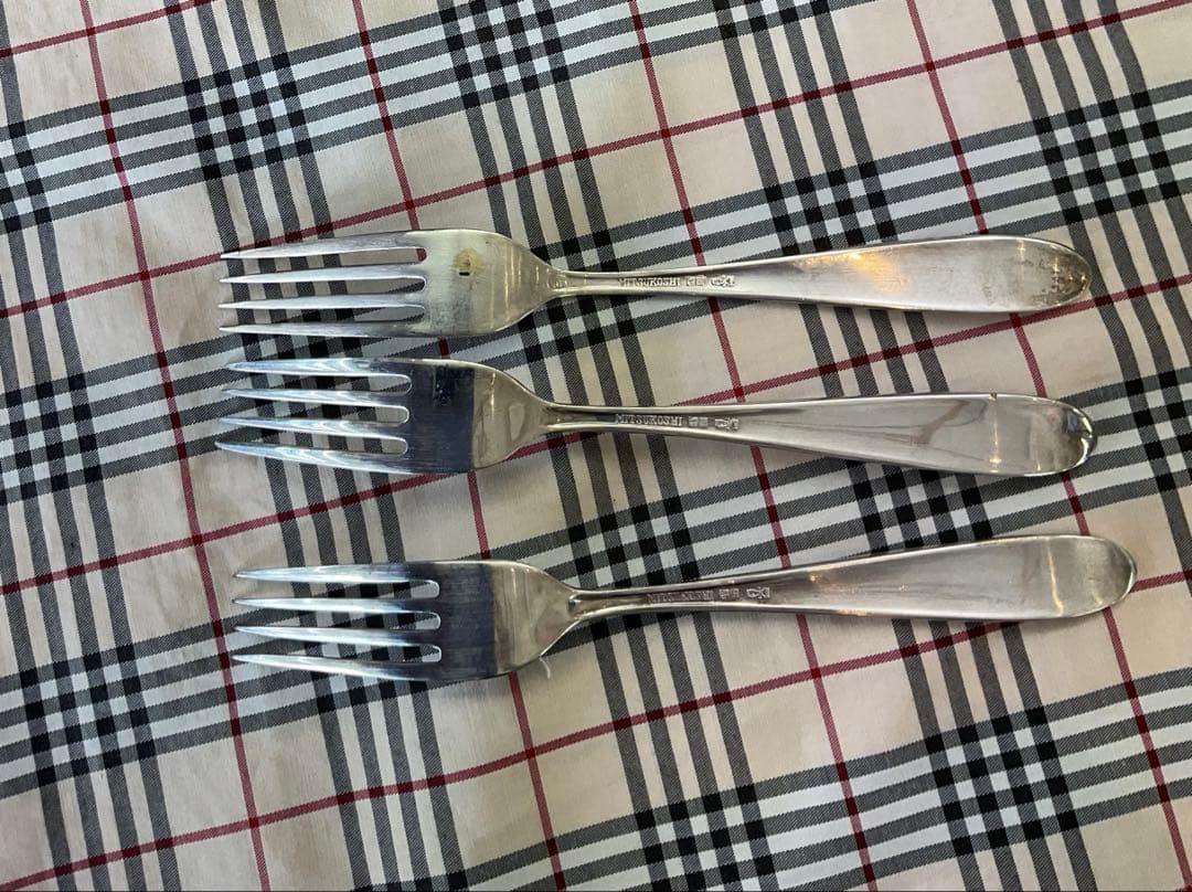 カトラリーセット　9点/390g 銀色　銀　シルバー　　1724