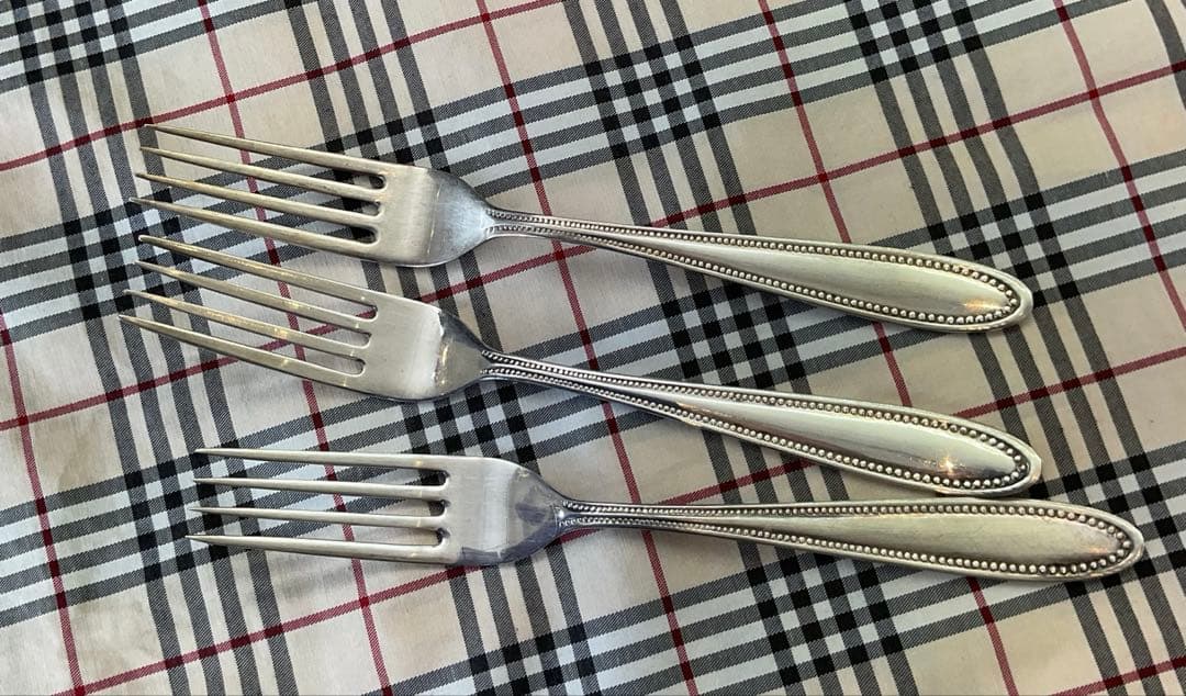 カトラリーセット　9点/390g 銀色　銀　シルバー　　1724