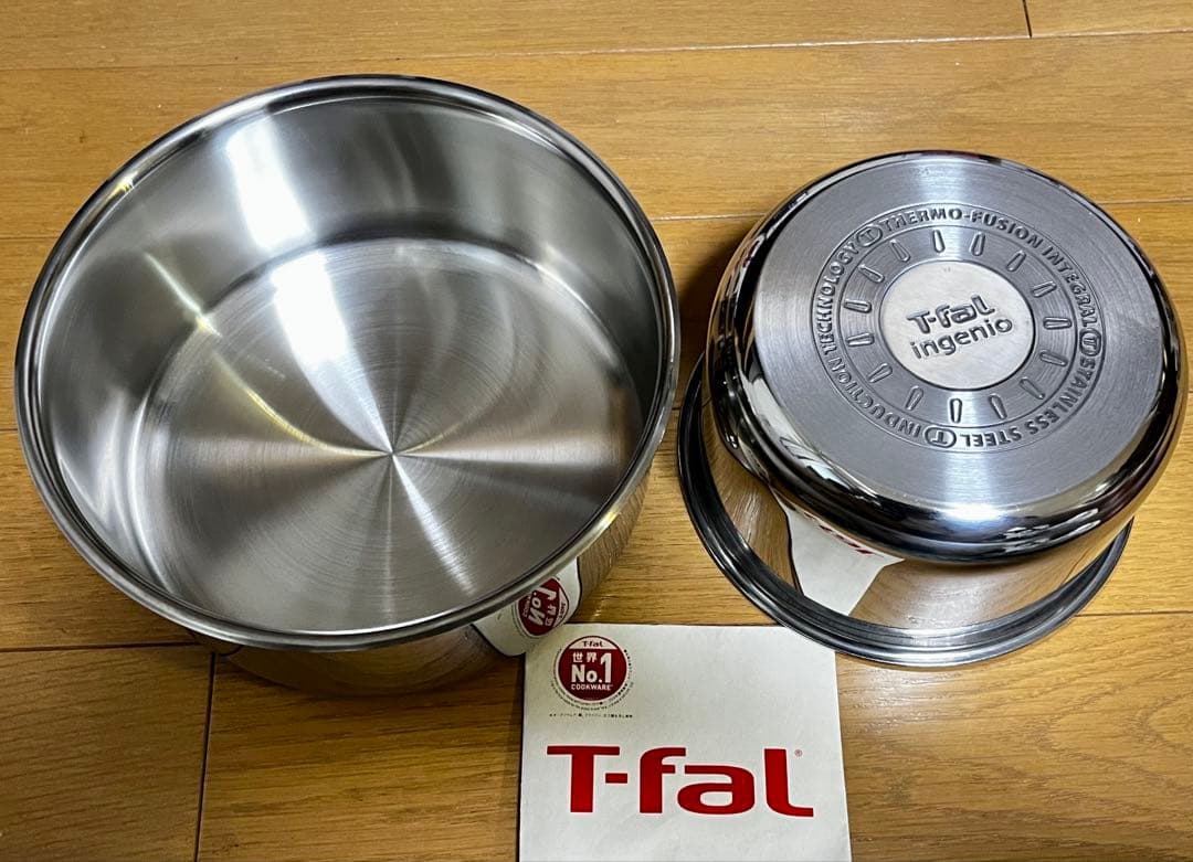 【迅速発送】ティファール　ソースパン　アンリミテッドIH ステンレス　6点セット