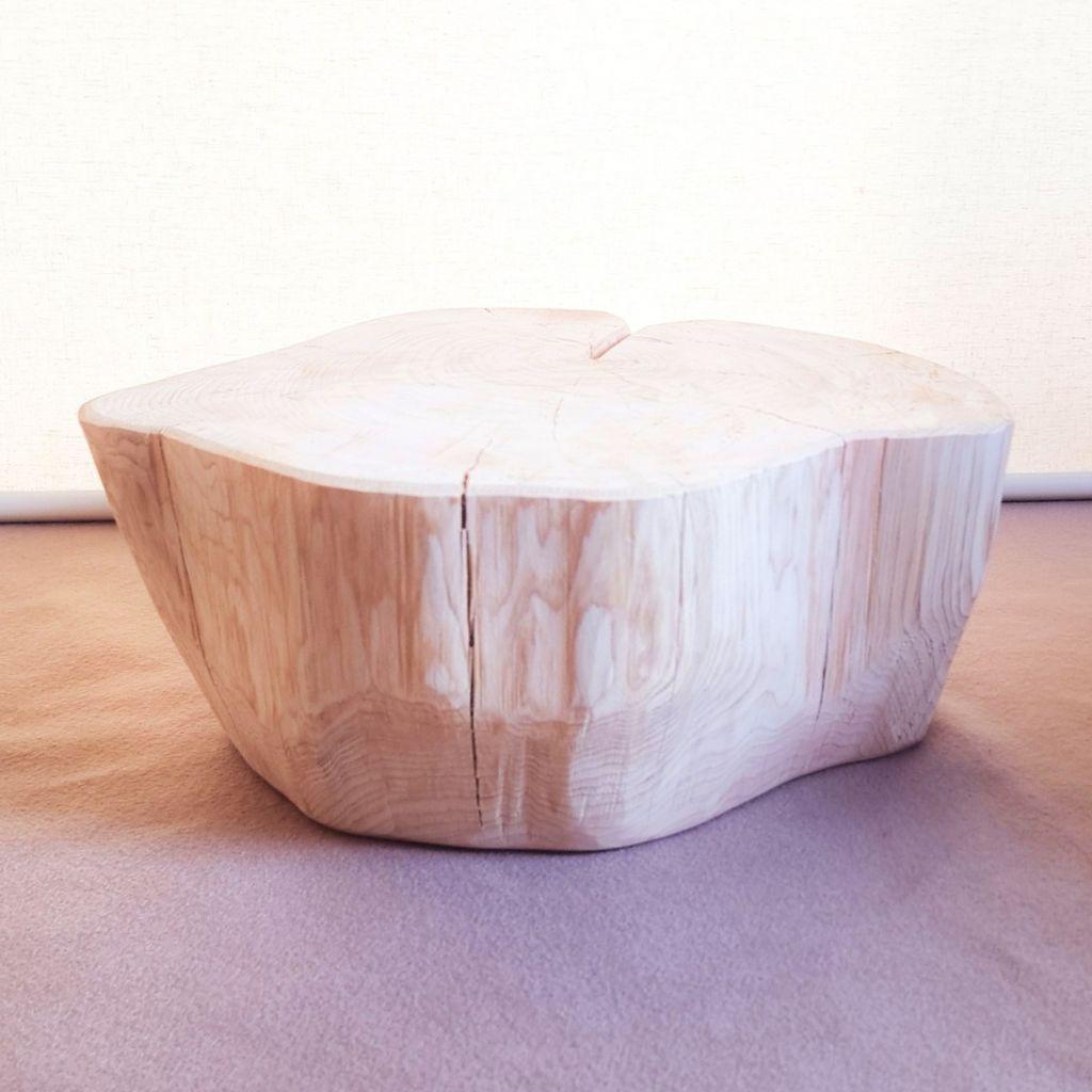 天然アロマ 東濃ひのき テーブル 飾り台 無垢無塗装 オーガニック