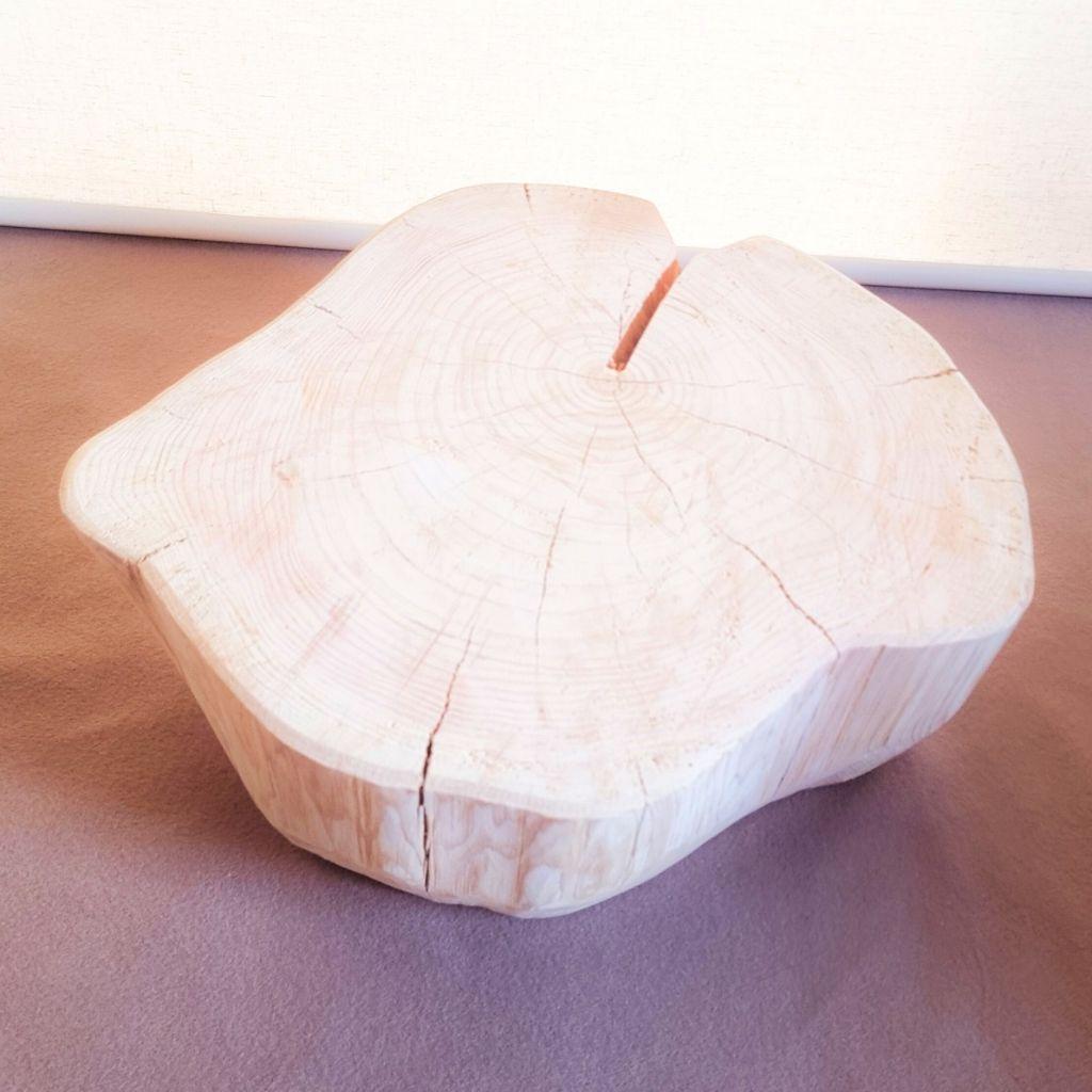 天然アロマ 東濃ひのき テーブル 飾り台 無垢無塗装 オーガニック