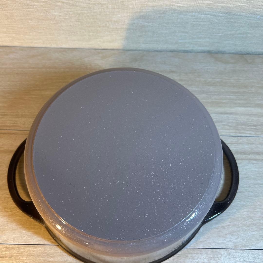 訳あり　バーミキュラ　オーブンポット ラウンド　22cm パールブラウン　両手鍋