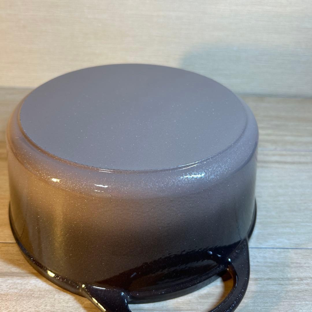 訳あり　バーミキュラ　オーブンポット ラウンド　22cm パールブラウン　両手鍋