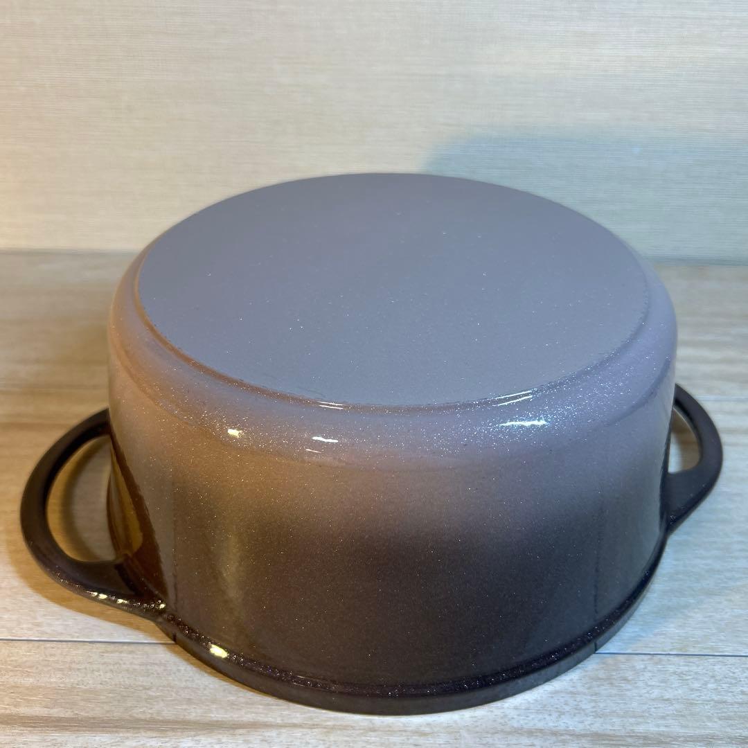 訳あり　バーミキュラ　オーブンポット ラウンド　22cm パールブラウン　両手鍋