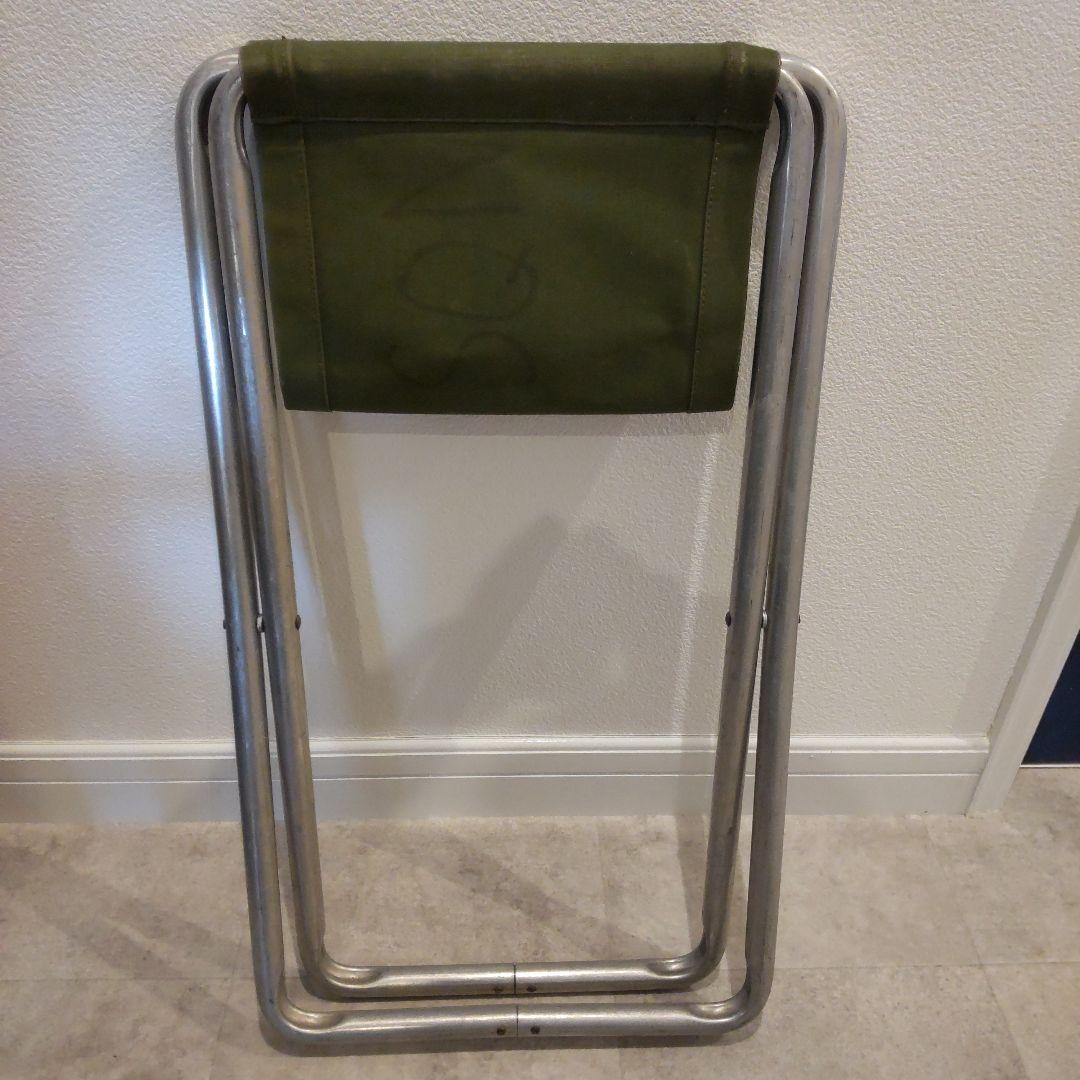 ビンテージ フォールディングチェア スツール 軍物 希少!!