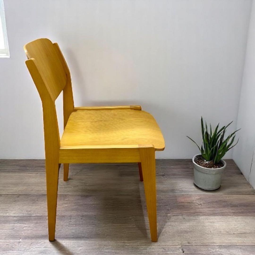 【良品】天童木工 水之江忠臣 ブックチェア　図書館椅子