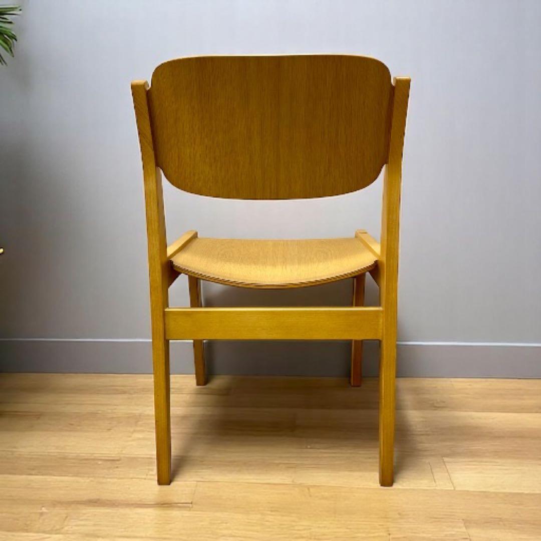 【良品】天童木工 水之江忠臣 ブックチェア　図書館椅子