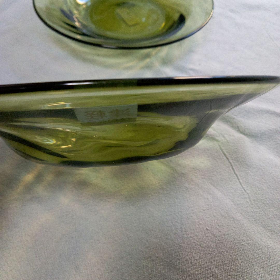 ◾2/23迄出品◾新品カメイガラス 津軽びいどろ七里長浜 プレート(2種