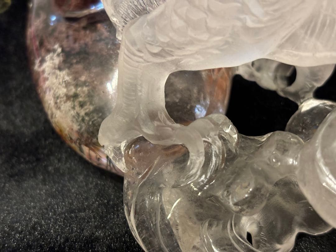 水晶ガーデン天翔龍⭐️富貴吉祥】⭐️極上品⭐️専用台座付き - メルカリ