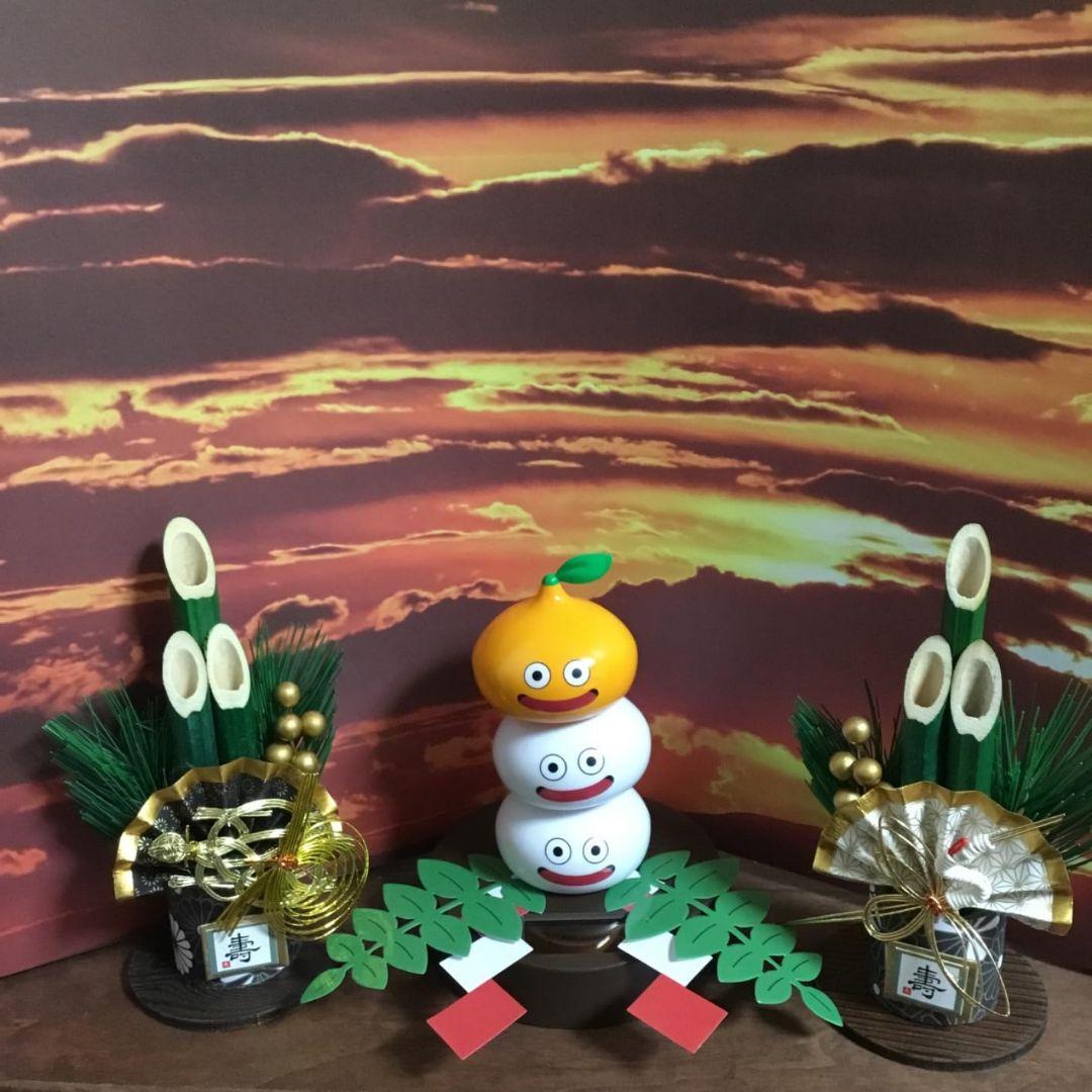 正月飾りセット 門松と雪だるま