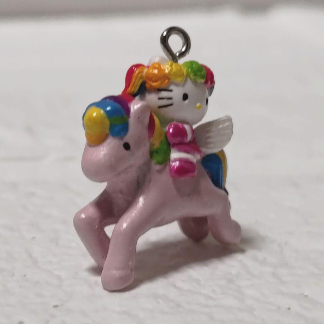 《超激レア》ハローキティ ピユーランド劇場「ウイングピース ユニコーン」チャーム