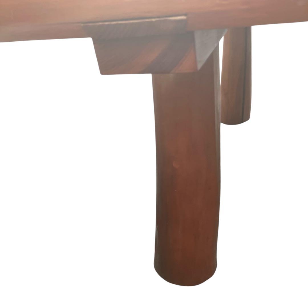 【アンティーク】欅の一枚板テーブル 小振りのカフェテーブル　センターテーブル