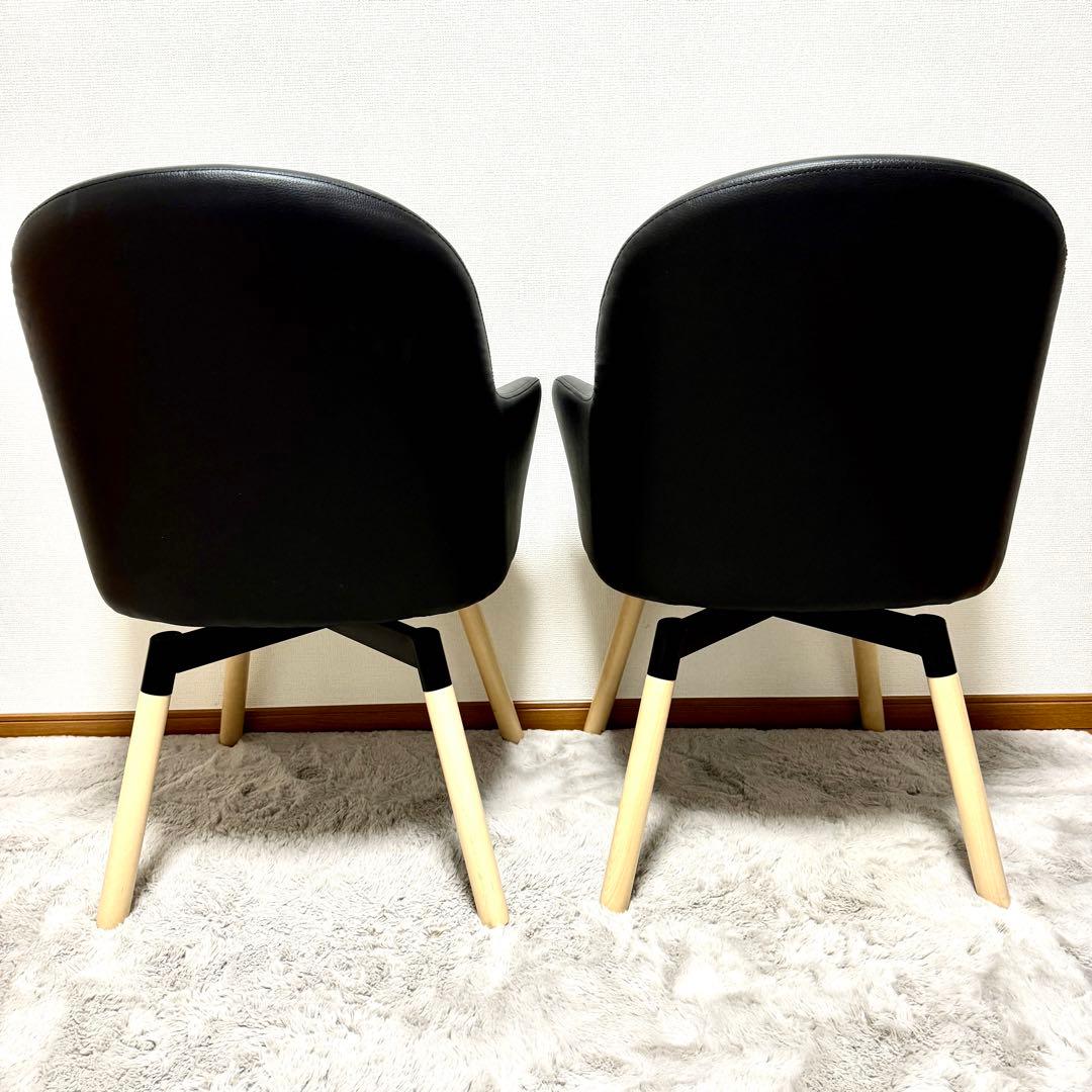 Fishサカナ様専用】IKEA ヤンオロフ回転パーソナルチェア ブラック