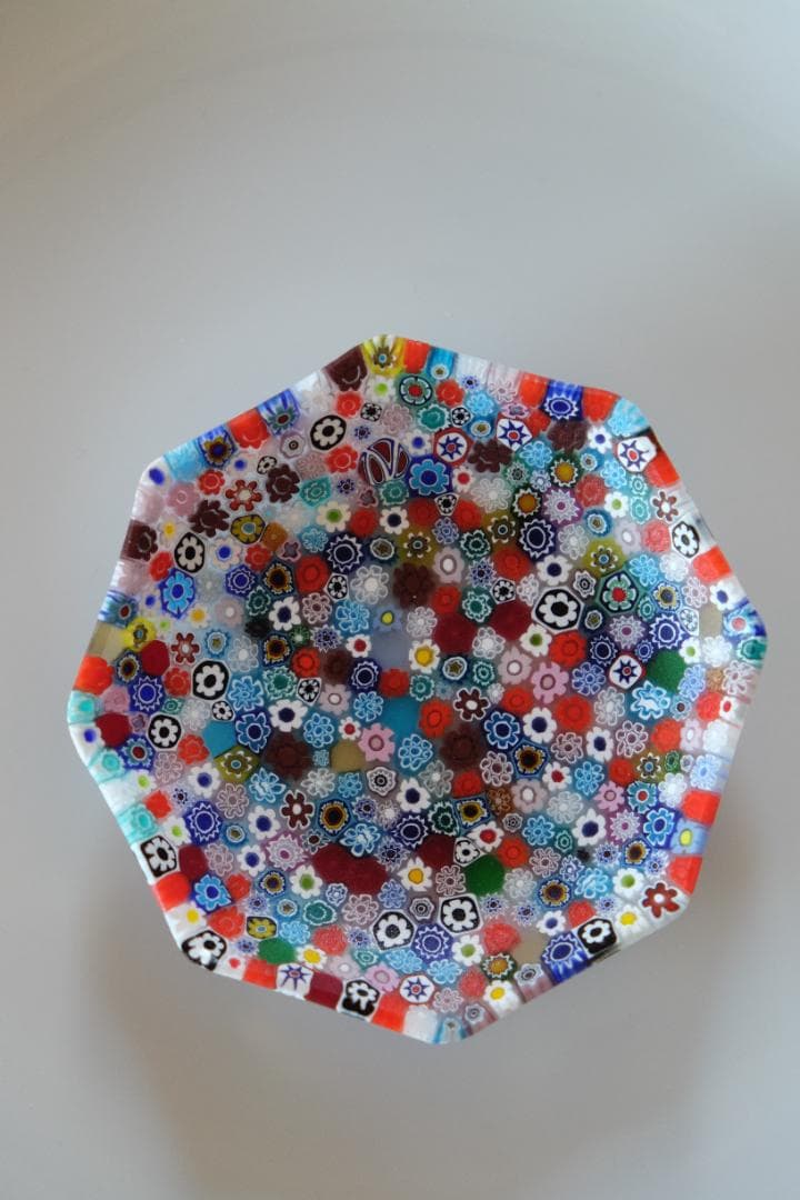 ベネチアンガラス ミルフィオリ プレート 皿 江波冨士子/黒木国昭/藤田喬平