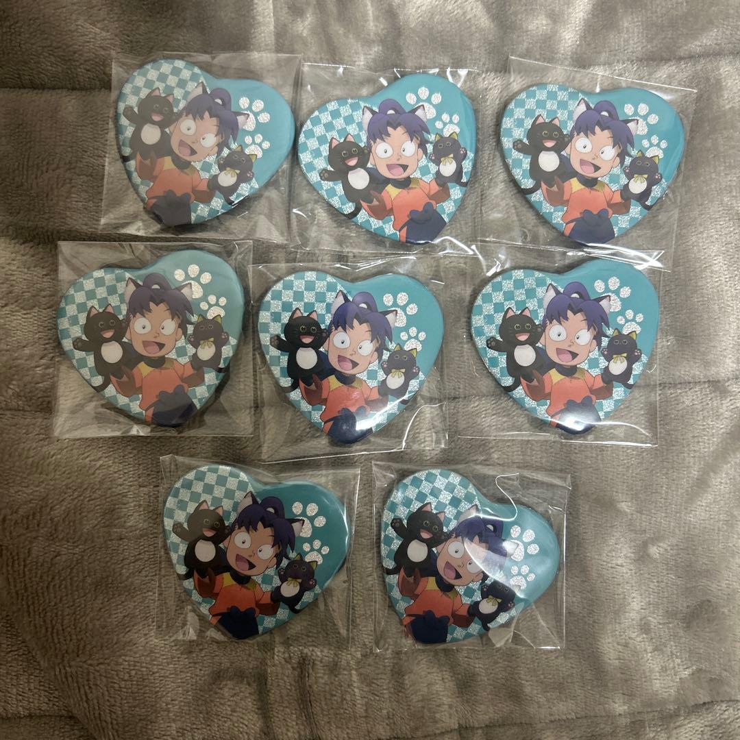 忍たま乱太郎 ナンジャタウン ハート缶バッジ 摂津のきり丸 8点セット