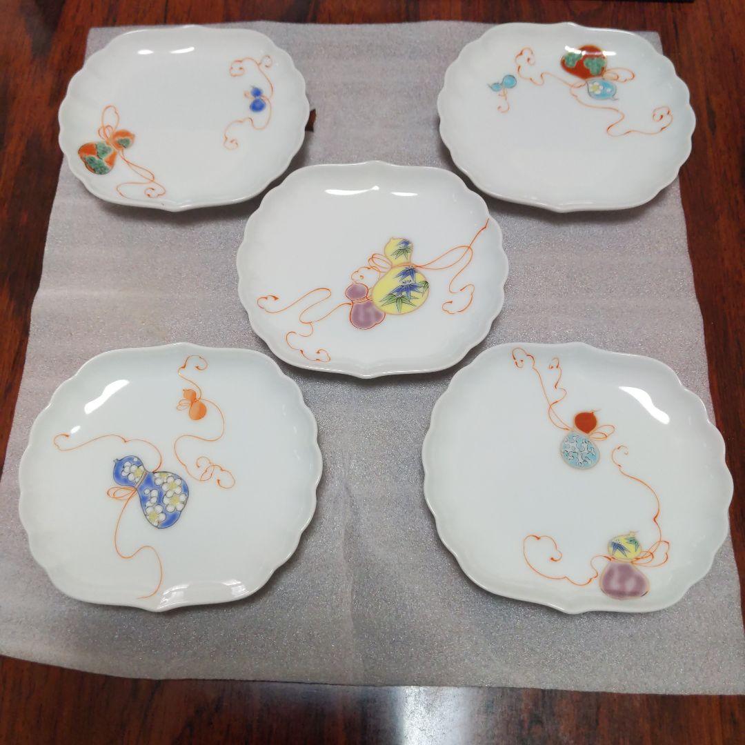 深川製磁 花ひょうたん小皿揃 - メルカリ